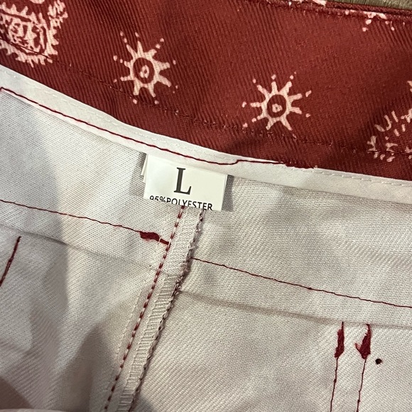 Paisley Wide Leg Pants size large 31x24” - Picture 4 of 6